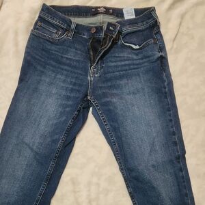 Hollister Dark Blue Denim Pants